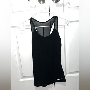 women’s nike Dri-fit mesh back tank top